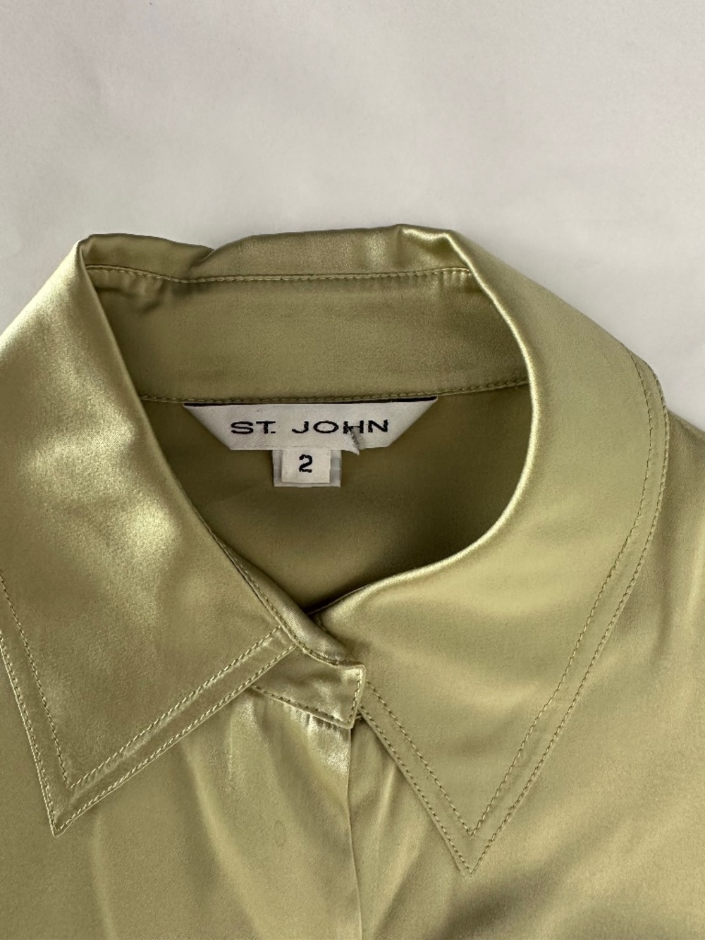 St. John silk blouse in size 2
